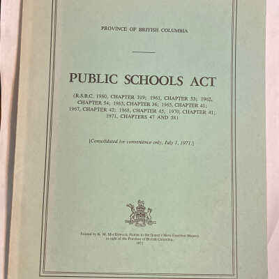 'Public Schools Act'