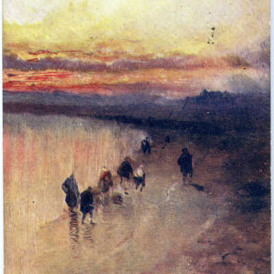 Six People on Beach, 1904