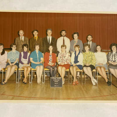 'C.M Elementary staff 1970-71'