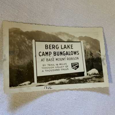 '1936' Berg Lake Camp Bungalows