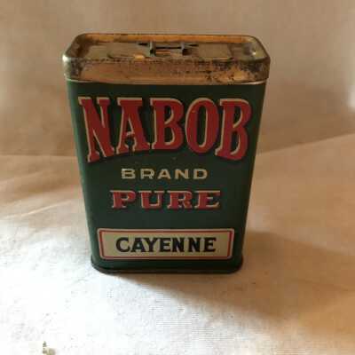 'Nabob Brand Pure Cayenne' Tin