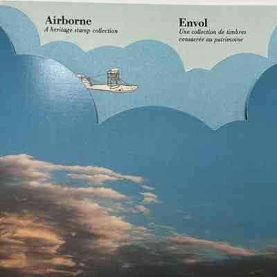 "Airborne" Stamp book
