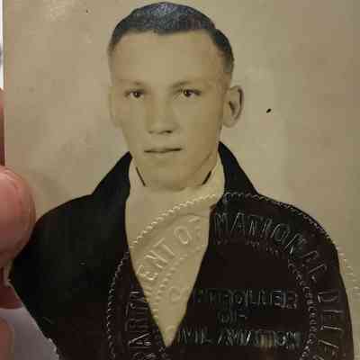 Photo of Sydney Hutnick, stamped