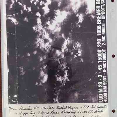 Bob Upcott Bombing Photo