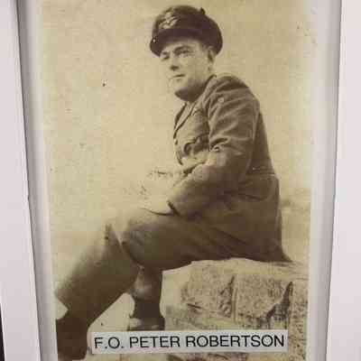 Sepia Photograph of F.O. Peter Robertson