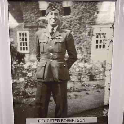Black and White Photo of F.O. Peter Robertson