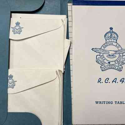 RCAF Writing Tablet with envolope.
