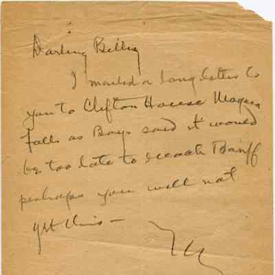 Letters TAE to Mina Miller Edison (Billy)
