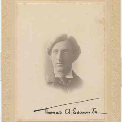 Photo: Thomas Alva Edison Jr.