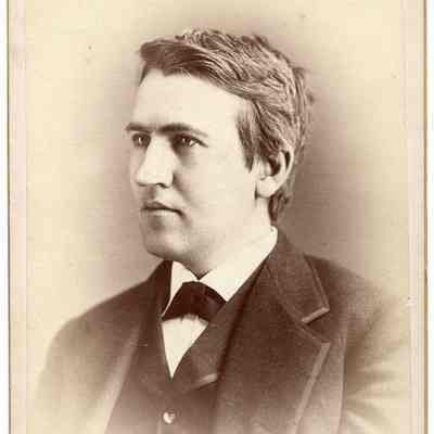 C1880 Cabinet Card T. A Edison