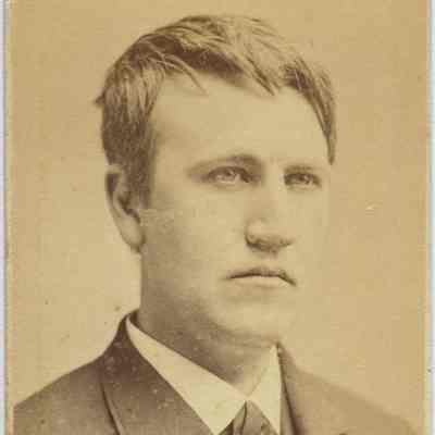 1881 Thomas A Edison Carte De Visite by Anderson