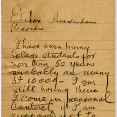 TAE in reply to Amsterdam Recorder re: Colleges