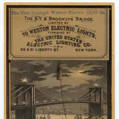 United States Electric Lighting Co. Trade Card #1