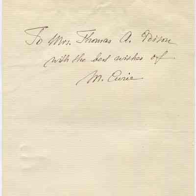 Marie Curie to Mina Miller Edison