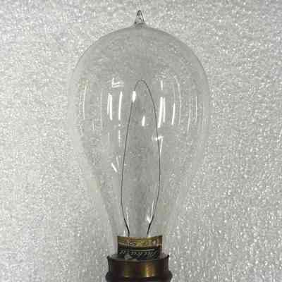c.1893 Packard Lamp with "Pollard" Press