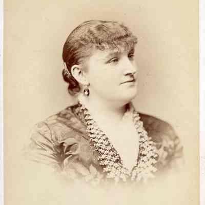 Cabinet Card of Mary Edison C1881