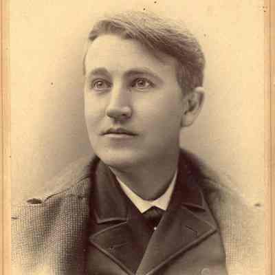 Falk Studio Thomas Alva Edison Cabinet Card #1