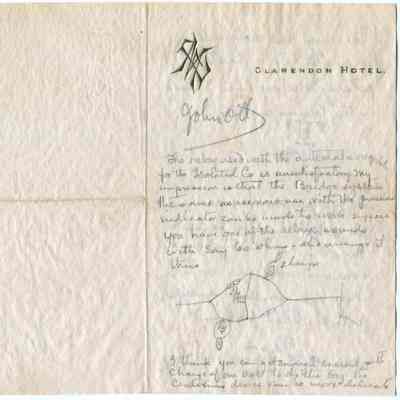 Letter: Thomas A. Edison to John Ott