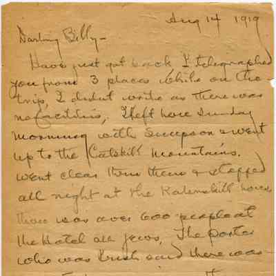 TAE to Mine Mill Edison 8-14-1919