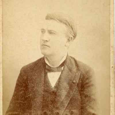 1889 Paris Exhibition Thomas Edison Cabinet Card #2
