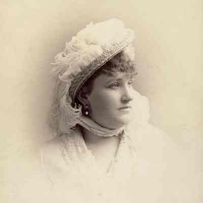 1881 Mary Edison Cabinet Card