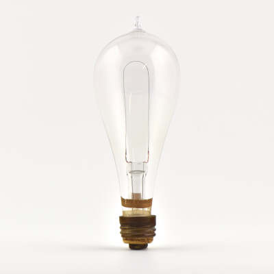 16cp Copper Plated Clamp Edison Incandescent Lanp