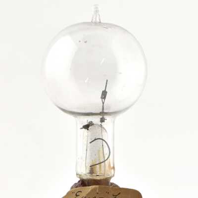 1880 Edison Bristol Board Filament Menlo Park Prototype Lamp