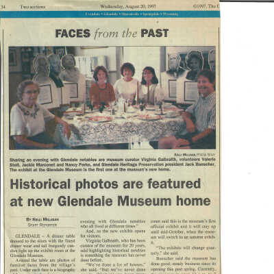 Volunteers Who Created Exhibit