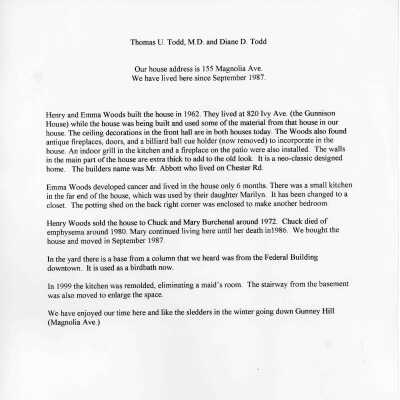 155 Magnolia Pg 1 2005 House Owners Surv