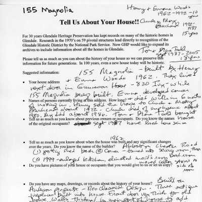 155 Magnolia Pg 2 2005 House Owners Surv