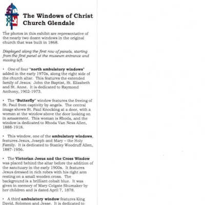 Stained Glass Windows in Christ Church