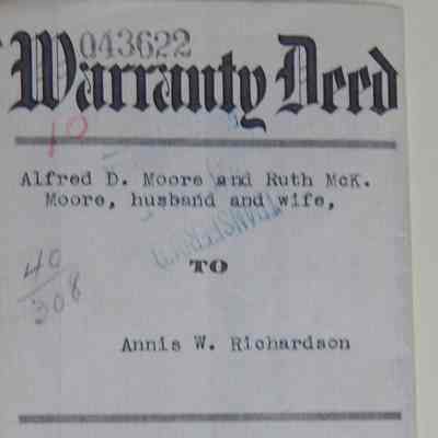 1945 Deed to 35 Erie Avenue