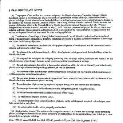 Certified Local Government Designation