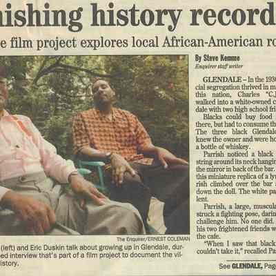 "Things Unsaid: An Oral History of People of Color in Glendale, Ohio"