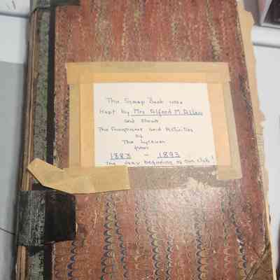 Scrapbook of Lyceum Activities - 1883-1893