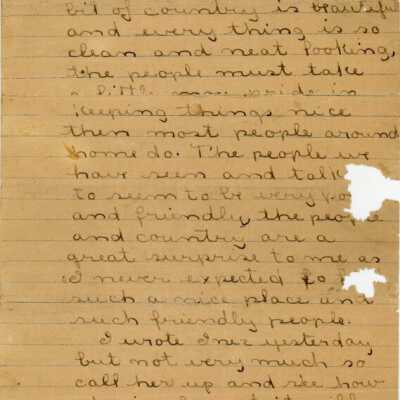 WW I Letter
