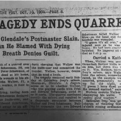 "Tragedy Ends Quarrel"