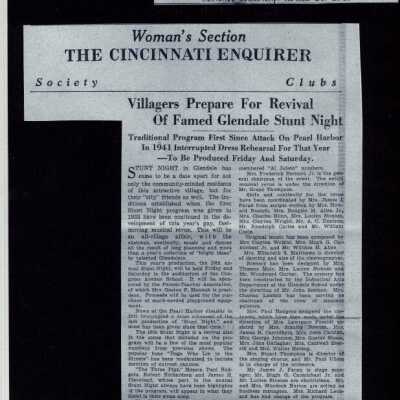 Revival of Stunt Night - 1949