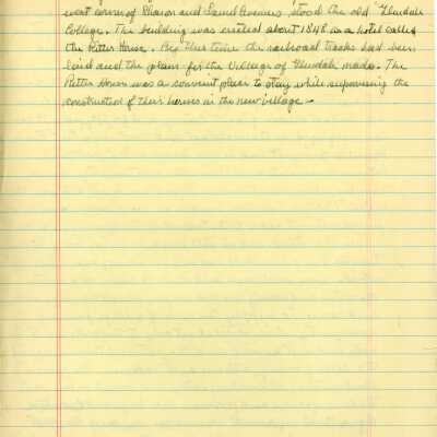 First Presbyterian Church note