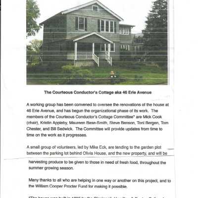 46 Erie Avenue Restoration