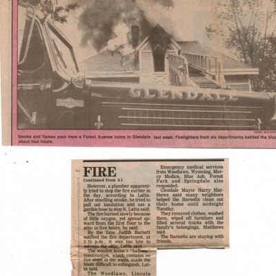 Fire at 940 Forest Ave