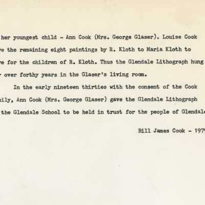 Lithograph -Provenance
