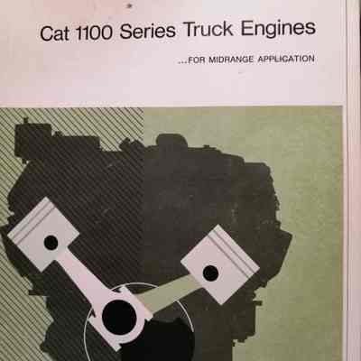 Cat 1100 series truck engines for midrange application
