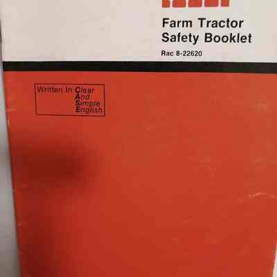 Farm tractor safety booklet. RAC 8-22620