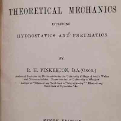 Theoretical mechanics including hydrostatics and pneumatics