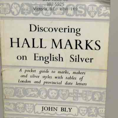 Discovering hall marks on English silver