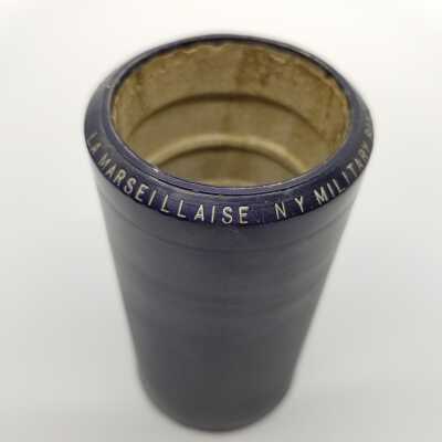Cylinder Record, Bakelite - La Marseillaise - New York Military Band - 1914 - Edison 2439 - Senkler Estate Collection