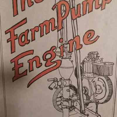 Farm pump engine