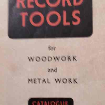 Record tools for wood and metal work