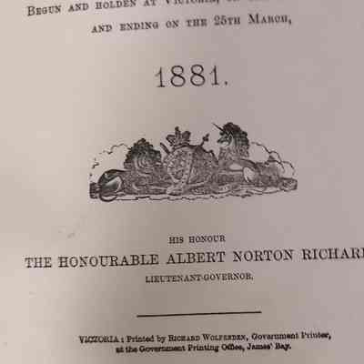 Statutes of the Province of British Columbia passed in the session held in the forty-forth year of the reign of Her Majesty Queen Victoria being the fourth session of the third parliament of British Columbia